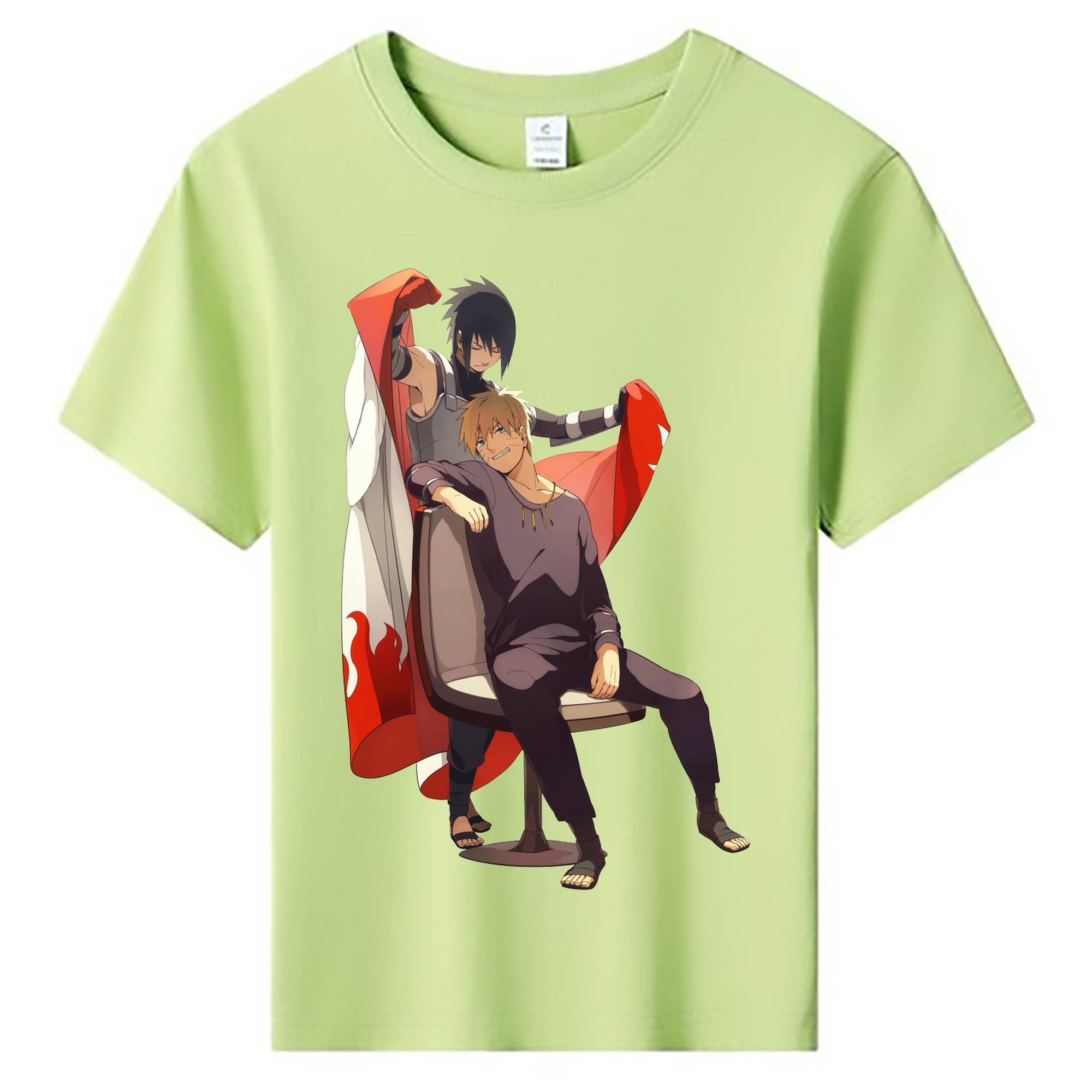 （画像用） NARUTO -ナルト- うずまき ナルト Uzumaki Naruto 綿100％キッズTシャツ（フロントプリント）